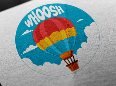 Hot air baloon logo design graphic design icon illustration logo logo design logodesign mock up vector