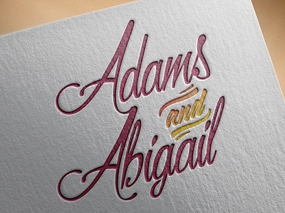 Logo Adams and Abigail