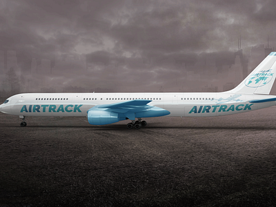 AirTrack plane branding design graphic design icon logo logo design logodesign mock up vector