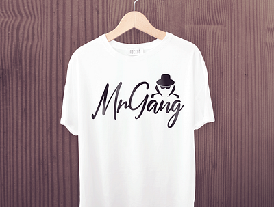 Mr Gang t shirt branding design graphic design logo logo design logodesign mock up tshirt vector