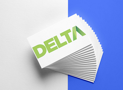 Delta Business Card branding business card design business cards design graphic design logo logo design logodesign mock up vector