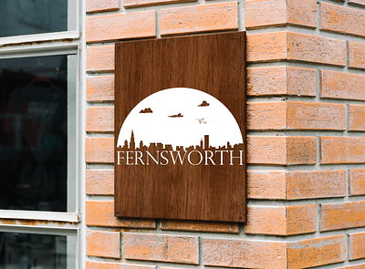 Fernsworth city logo branding citylogo design graphic design logo logo design logodesign mock up vector