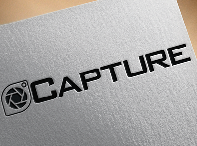 Capture logo branding design graphic design icon logo logo design logodesign mock up photography vector