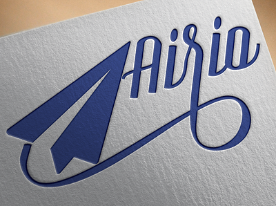 Airio logo branding design graphic design logo logo design logodesign mock up paper airplane vector