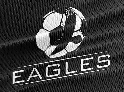 Football Team Eagles Logo branding design football football logo graphic design icon logo logo design logodesign mock up sport sports team sportswear vector