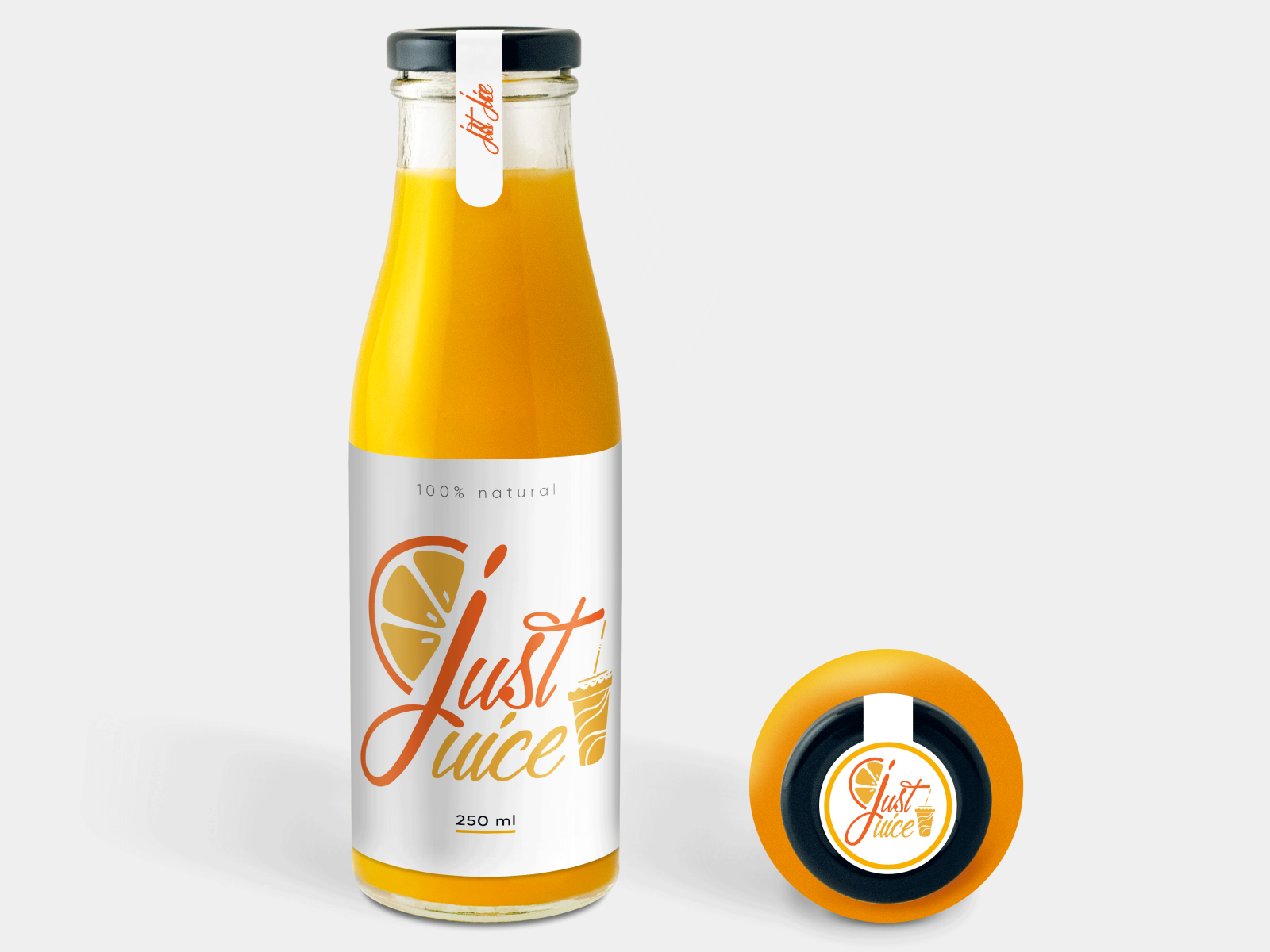 Fruit Company Just Juice Logo by Nikola Mrdalj on Dribbble