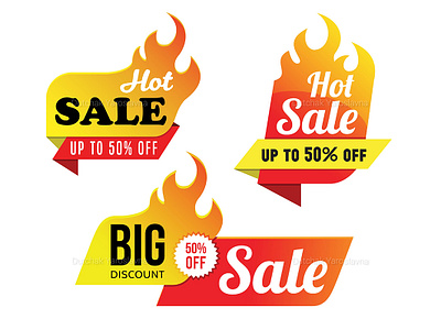 Hot Sale app art branding character design fire flat icon identity illustration illustrator lettering logo minimal mobile summer typography vector