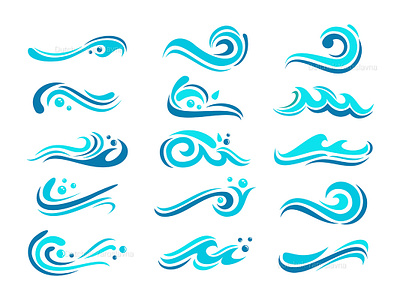 Wave Icon Set