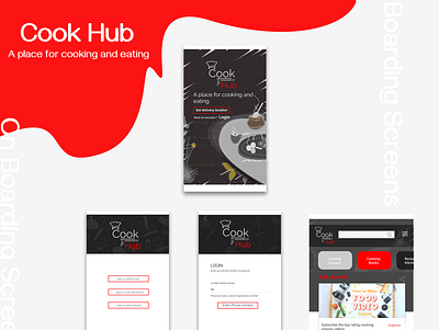 cook up app screens