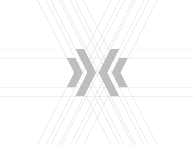DOUBLE X GRID clean concept creative grid grid design grid logo letter letter x lines linestyle logo grid minimalist monogram monogram letter mark shape x