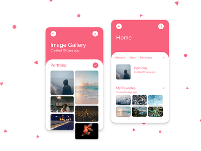Gallery App UI Design