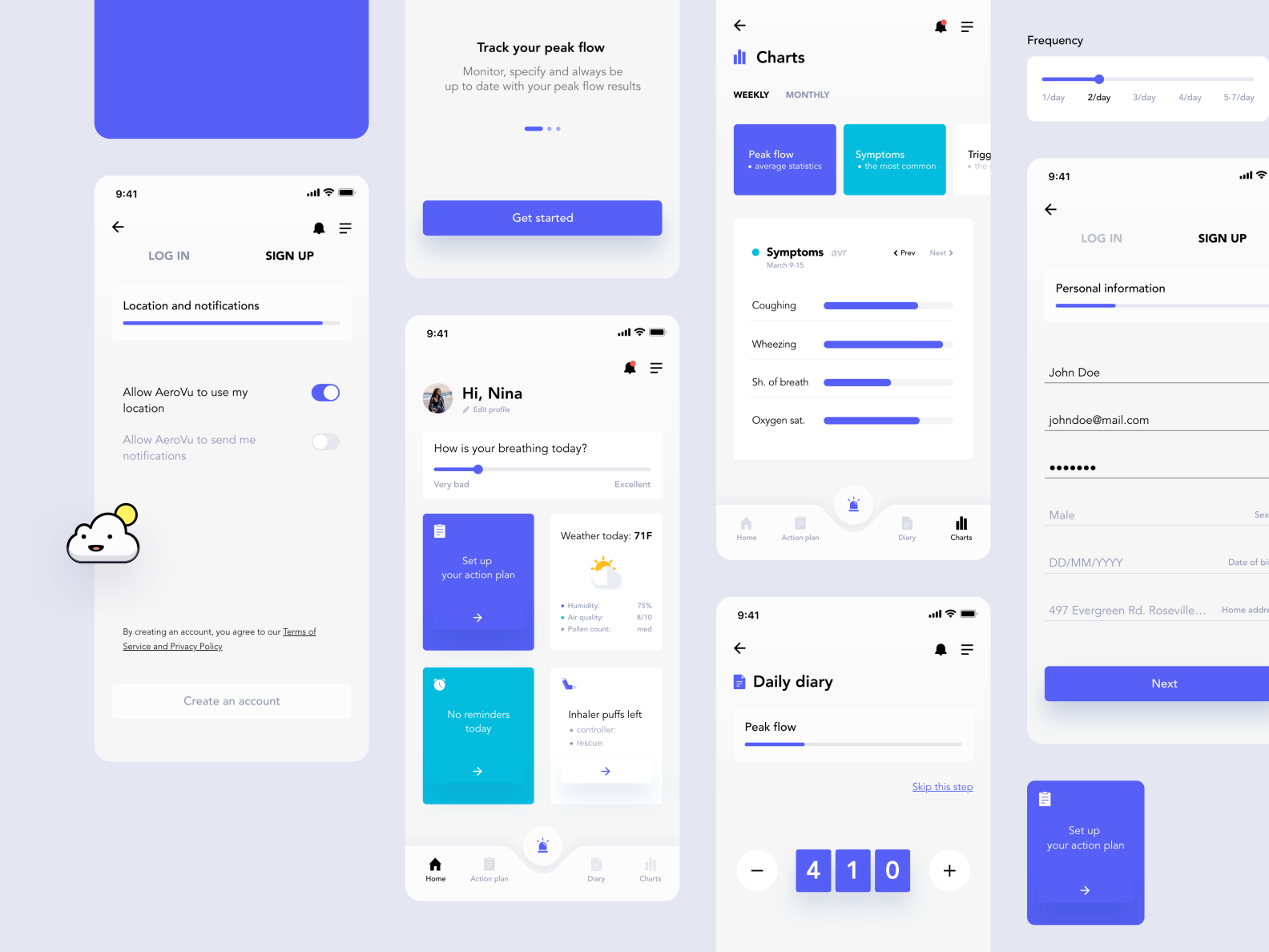 Aerovu by Halyna Kucheryava on Dribbble