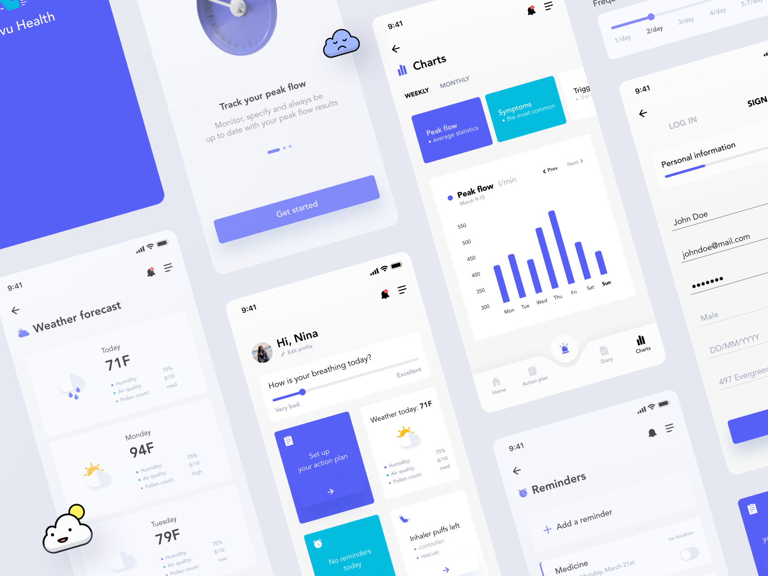 Aerovu by Halyna Kucheryava on Dribbble