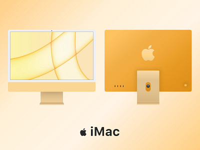 Apple iMAC mockup. adobexd apple design graphic design imac minimal mockup