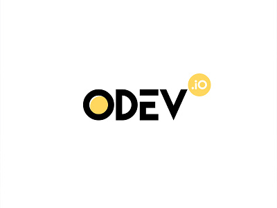 Odev .IO brand design brand identity branding design flat logo logotype typography vector