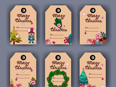 2020 Merry Christmas Tags