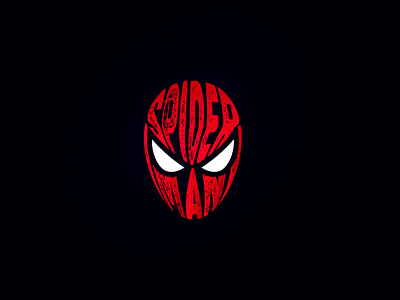 Spiderman Typography by Tanzeel Rahman on Dribbble