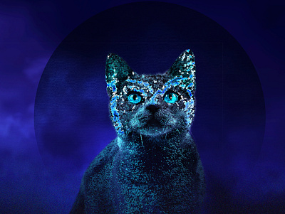 Mutants Cat #3 | NFT art artsnpaper branding illustration image manipulation minimal nft photoshop tutorial vatermelon