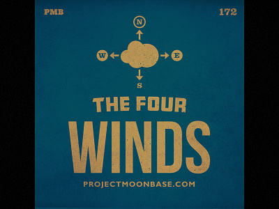 The Four Winds blue climatology cover meteorology projectmoonbase typography wind