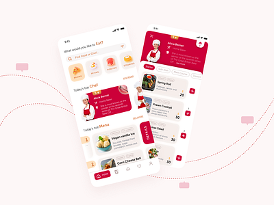 Book a chef for your dream meal design foodapplication ui uiuxdesign