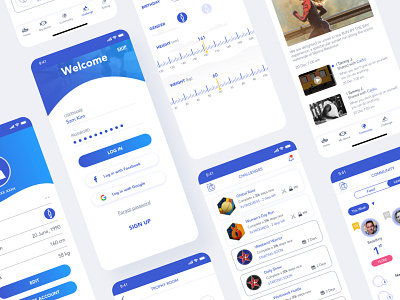 Step Tracker healthapplication steptracker ui uiuxdesign