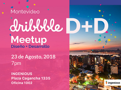 Dribbble Meetup Montevideo D+D design development ideas meetup montevideo