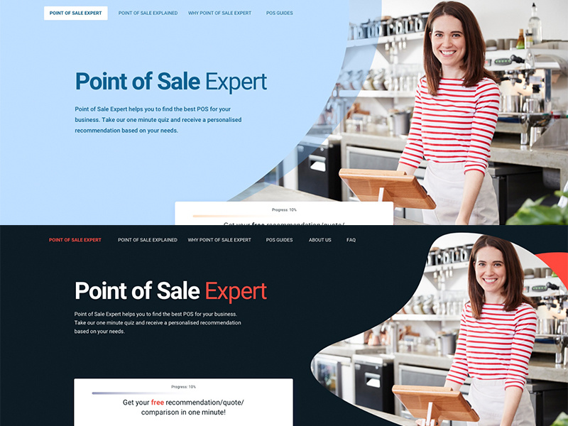 Landing page color variants graphicdesign landingpage web design web