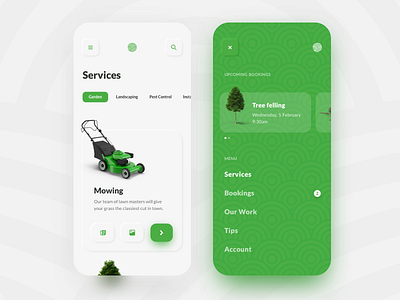 Lawn & Garden Care App android android app android app design app design gardening green ios ios app ios app design lawncare sketchapp ui ui ux ui design ui ux uidesign uiux ux uxdesign