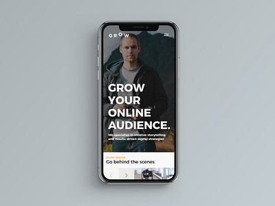 Grow website coming soon by Christopher Bailey for Kind on Dribbble
