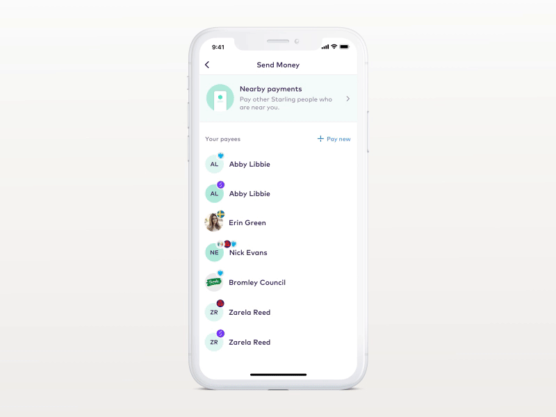 Nearby Payments