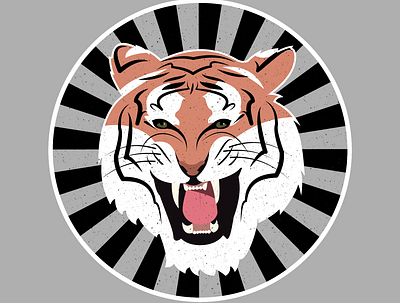Tiger branding design graphicdesign icon illustration logo tiger vector