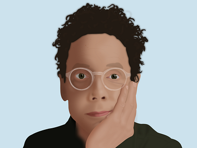 Malcolm Gladwell author design graphicdesign illustration portrait vector