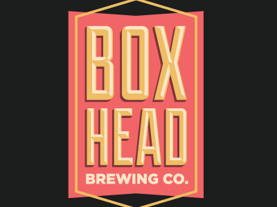 Box Head brewery brewing logo logo