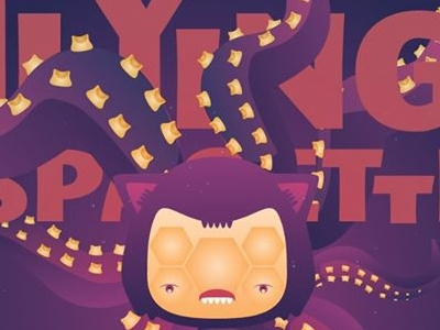 Flying Spaghetti Monster, Invasion, El Burrito Gigante art illustration illustrator poster random vector