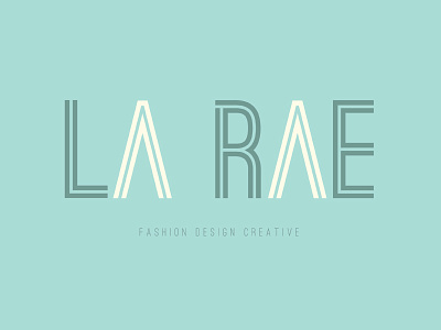 La Rae Fashion Blog Logo fashion illustrator logo trendy
