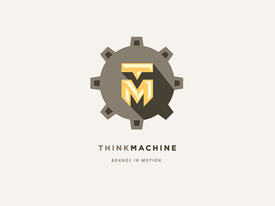 Think Machine creative gear logo machine nashville