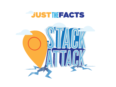 Just the Facts logo motion graphics