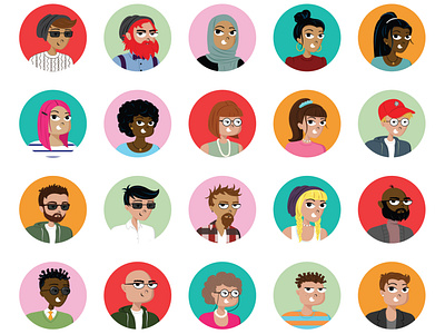 Vector Avatars designs, themes, templates and downloadable graphic elements  on Dribbble