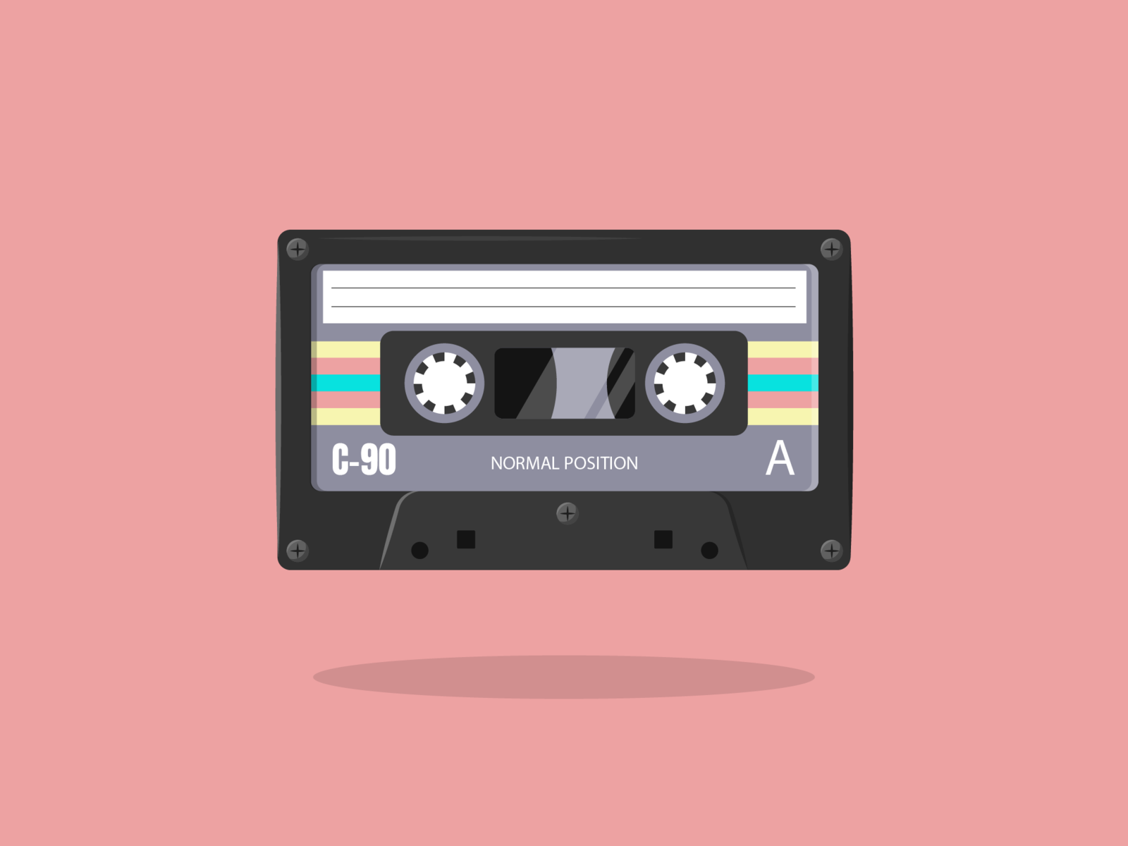Classic Cassette by Martine Pulvenis on Dribbble