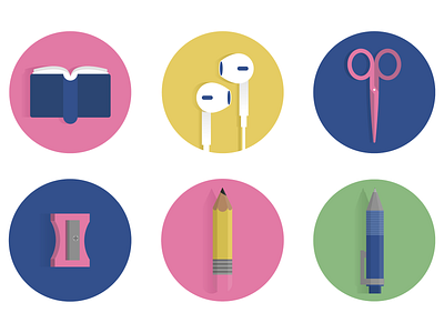 Stationary Icon Set