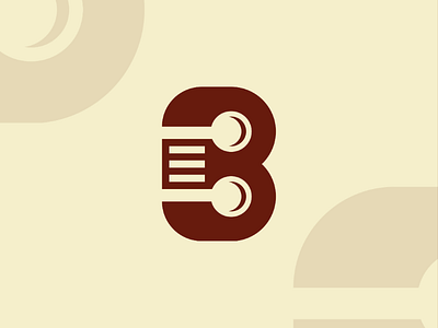 B Restaurant Initial Logo Concept