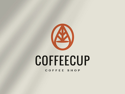 Coffee Cup Logo Concept branding cafe cafe logo coffee coffee bean coffee logo coffeeshop design leaf logo logo logo design minimalist minimalist logo modern simple simple logo