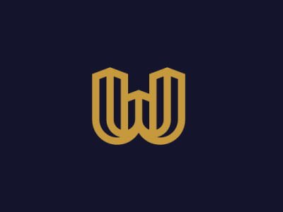 Letter W Real Estate Logo