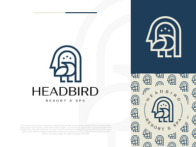Head Bird Logo | Available for Purchase bird logo branding design eagle logo falcon graphic design head logo hotel logo logo minimalist minimalist logo monogram resort resort logo simple
