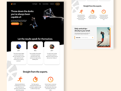 Vertical Program Landing Page adobe design illustrator landing landing design landing page landing page design landingpage ui ui design uidesign uiux ux ux ui ux design ux designer uxdesign