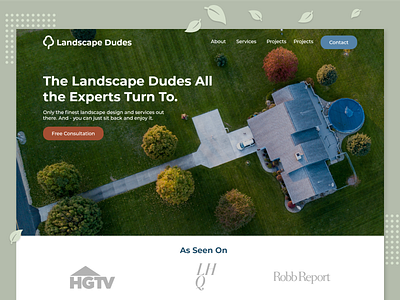 Landscaping Landing Page