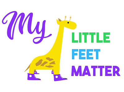 My Little Feet Matter Logo adobe adobeillustrator design illustrator logo logo design logodesign logodesigns logos vector