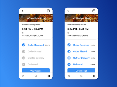 Food Delivery App Order Status delivery app delivery service delivery status food food app food delivery food delivery app food delivery application food delivery service order order management order status orders status status update ui ui ux ux ux ui ux design