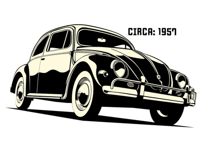 1957 beetle classic vw vintage cars volks wagon