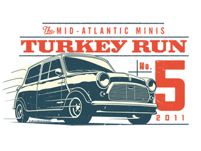 Turkey Run Tee classic mini event tee shirt
